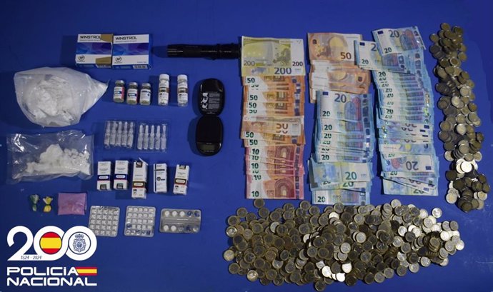 Un detenido en Burgos en la 'Operación Merche' tras incautar en su piso 60 gramos de cocaína y anabolizantes .