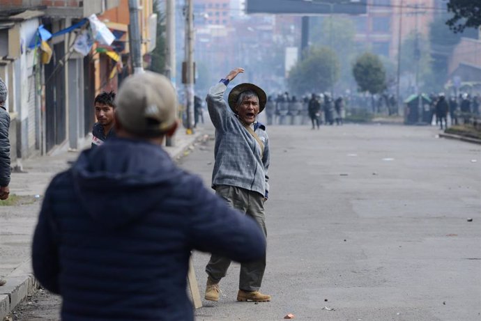 Archivo - Protestas en Bolivia, en una imagen de archivo.