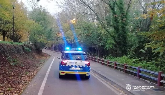 Vehículo de la Policía Municipal de Pamplona.