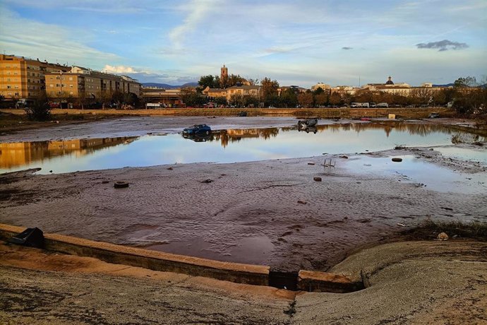 Vista general en los alrededores del río Magro, a 1 de noviembre de 2024, en Utiel, Valencia