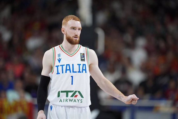 Archivo - Nico Mannion durante un partido con la selección italiana