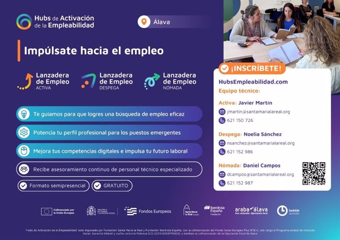 Web de las 'Lanzaderas de Empleo de Álava'