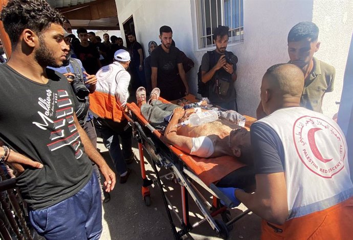 El Hosptial Árabe Al Ahli, en la Franja de Gaza (archivo)