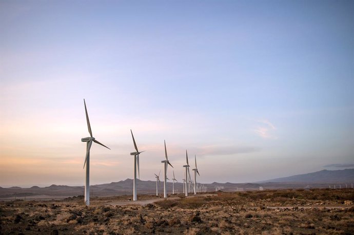 Archivo - Parque eólico de Vestas en Kenia