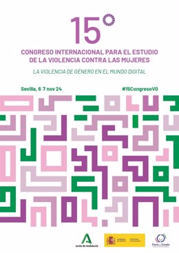 Cartel del XV Congreso Internacional para el Estudio de la Violencia contra las Mujeres.