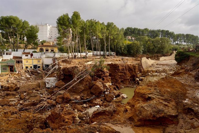 Estragos causados por la DANA, a 4 de noviembre de 2024, en Chiva, Valencia, Comunidad Valenciana (España)