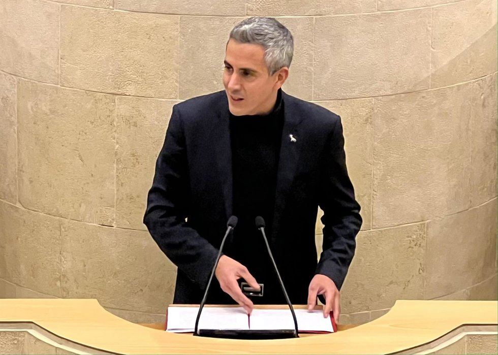 Pablo Zuloaga, portavoz del PSOE en el Parlamento y líder del partido regional