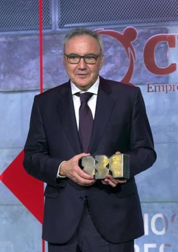 Archivo - Francisco Martínez Consentino en los Premios Empresariales del Sur de España, Premios PEC organizados por  la Asociación de Empresarios del Sur de España, CESUR. (Imagen de archivo).