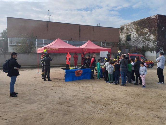 Actividad de la Semana de la Prevención de Incendios en Mocejón.