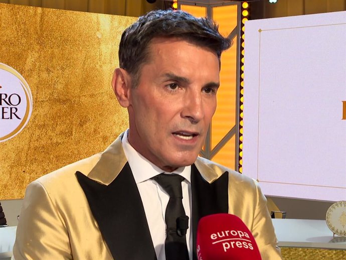 Jesús Vázquez en la presentación de la campaña 'Juntos brillamos más' de Ferrero Rocher para elegir al pueblo más bonito de España