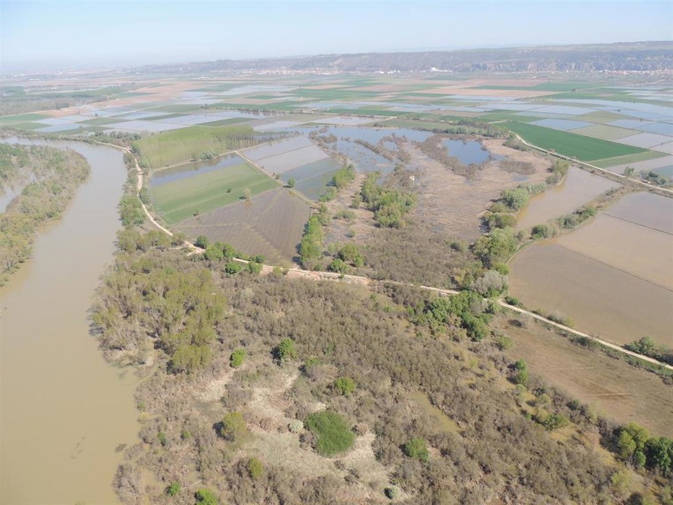 Inundaciones del río Ebro.