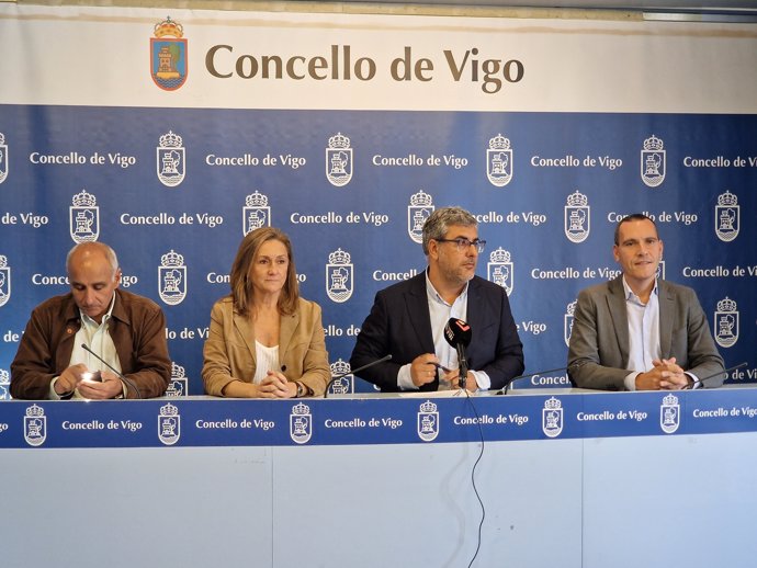 Miembros del grupo municipal del PP en el Ayuntamiento de Vigo