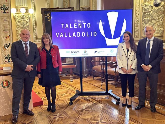 Presentación del programa Talento Valladolid por parte del Ayuntamiento y la UVA.