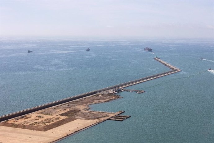 Situación actual del muelle Adossat del Puerto de Barcelona.