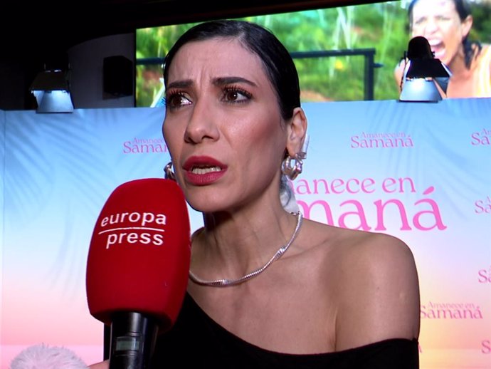 Cecilia Gessa en el estreno de 'Amanece en Samaná'