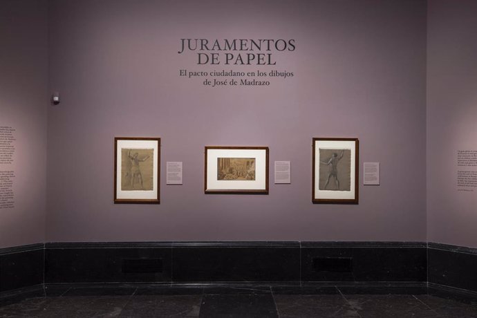 Archivo - Imagen de la sala de exposición 'Juramentos de Papel'