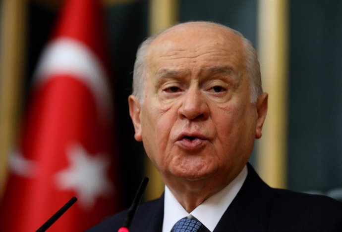 Archivo - Devlet Bahceli, líder del ultranacionalista Partido del Movimiento Nacionalista (MHP) de Turquía (archivo)