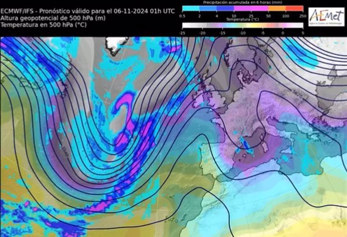 AEMET espera lluvias en la C.Valenciana en próximos días, pero no prevé que sea torrenciales como la semana pasada.