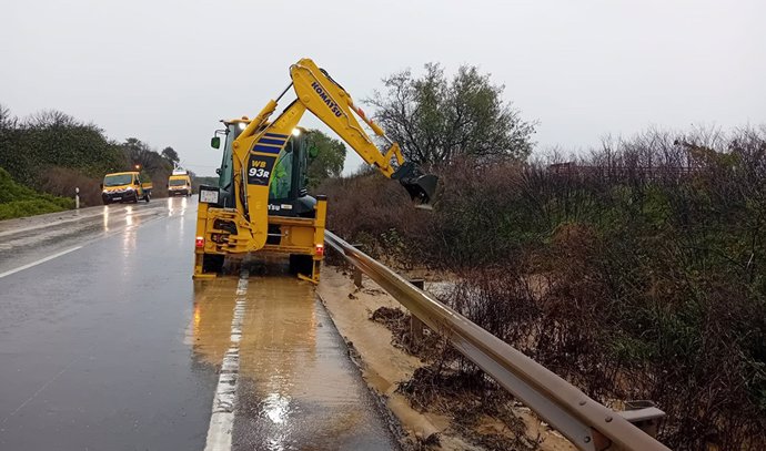 Carreteras afectadas por la DANA en Andalucía