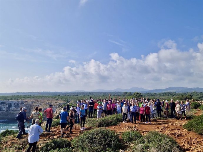 Excursión de los participantes en el programa de estancias para mayores del Consell de Mallorca.