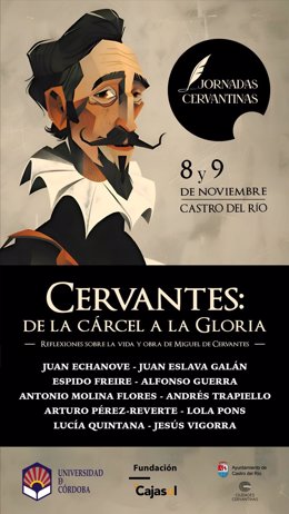 Cartel de las Jornadas Cervantinas de Castro del Río.