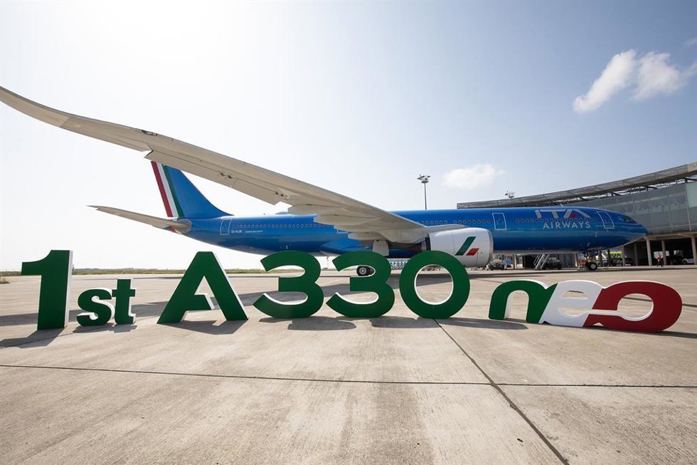 Archivo - ITA Airways recibe su primer avión A330neo