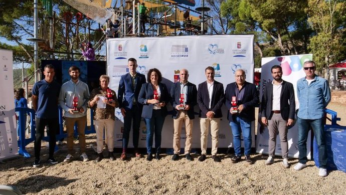 Inauguración de la trigésimo cuarta edición de los Juegos Deportivos Provinciales en Almería.