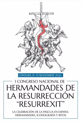 Cartel del I Congreso Nacional de Hermandades de la Resurrección 'Resurrexit'.