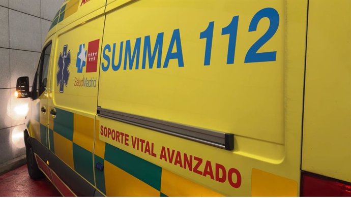 Herido grave un trabajador al caerse en una zanja de una obra en Madrid