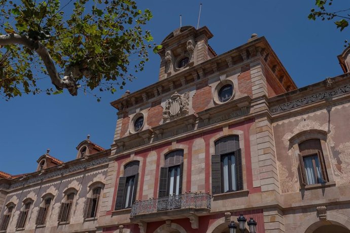 Archivo - Fachada del Parlament de Catalunya