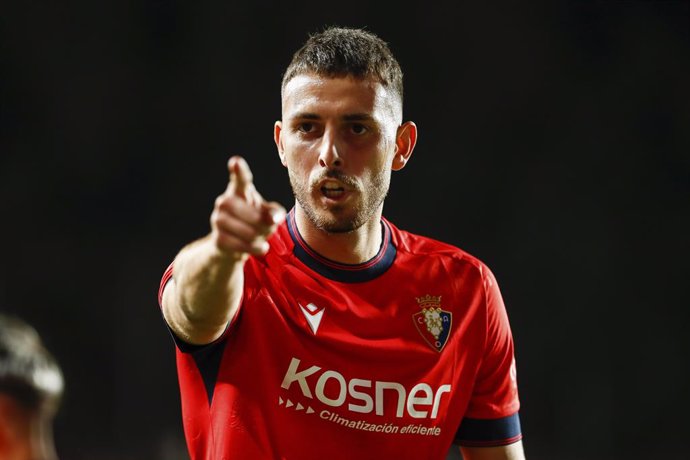 Archivo - Raul Garcia of CA Osasuna celebrates a goal during the Spanish league, LaLiga EA Sports, football match played between Rayo Vallecano and CA Osasuna at Vallecas stadium on September 16, 2024, in Madrid, Spain.