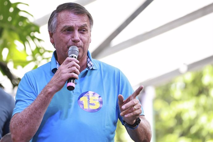 October 22, 2024, Sao Paulo, Sao Paulo, Brasil: Sao Paulo (SP), 10/22/2024 - POLITICS / RICARDO NUNES / BOLSONARO / SP - Former President of Brazil Jair Messias Bolsonaro, participates in a lunch in support of the re-election of Mayor Ricardo Nunes (MDB) 