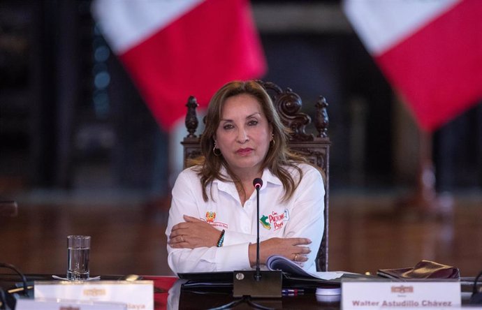 La presidenta de Perú, Dina Boluarte