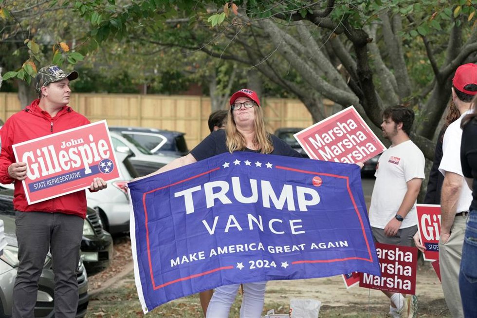 Simpatizantes de Donald Trump