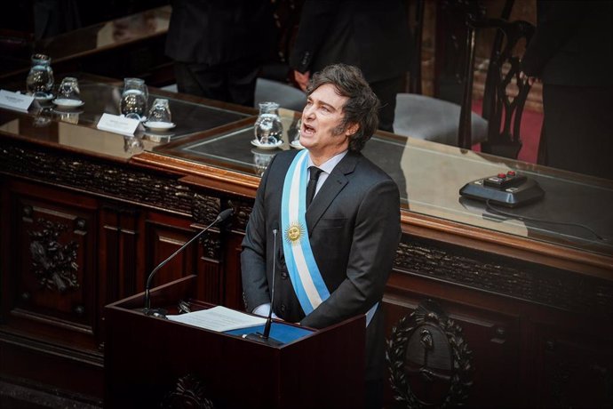 Archivo - Javier Milei, presidente de Argentina