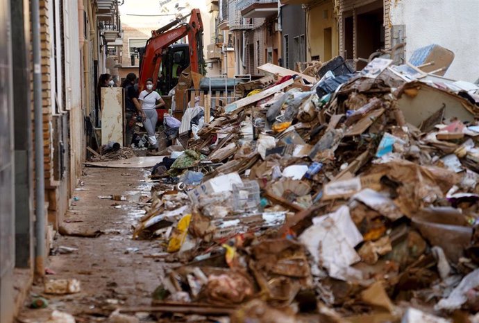 Efectos de la DANA en Sedaví, a 5 de noviembre de 2024, en Valencia