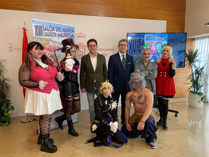 Imagen de la presentación de la XVI edición del Salón del Manga y la Cultura Japonesa de Murcia 'Murcia se Remanga'