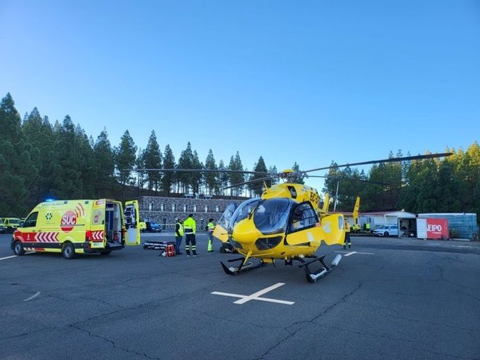 El helicóptero medicalizado del SUC