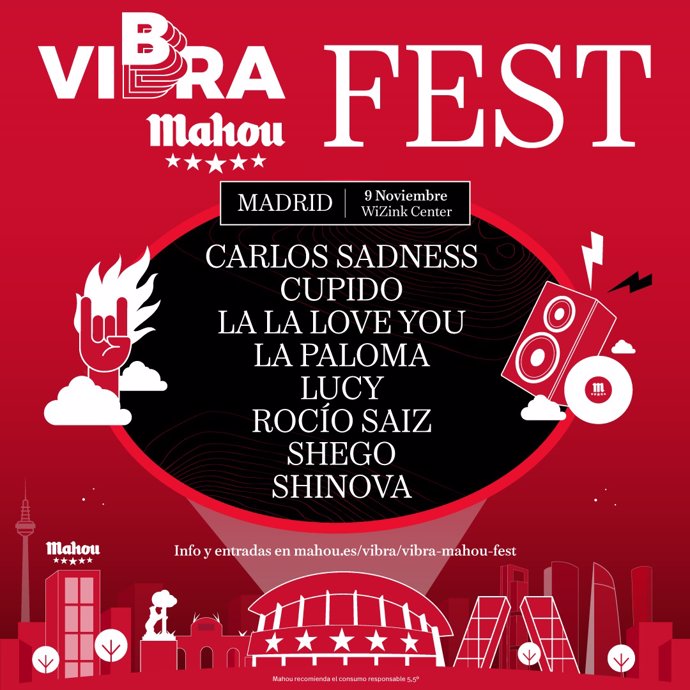 Archivo - Los parleños La Love You completa el cartel del Vibra Mahou Fest Madrid