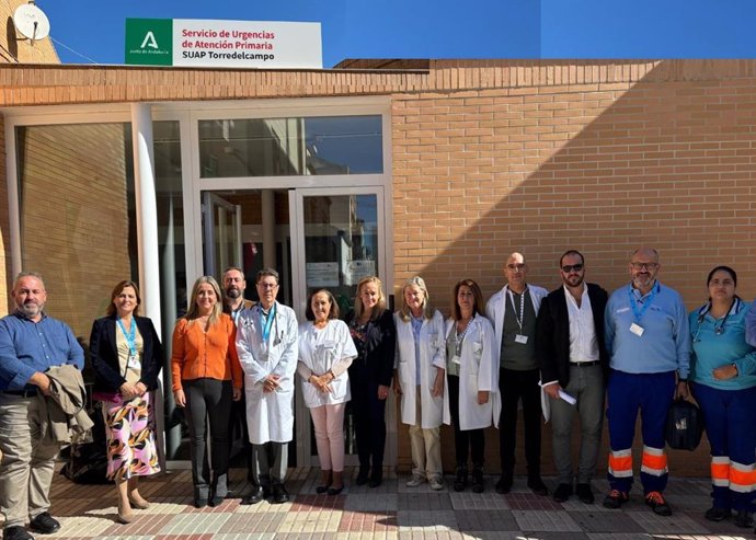 Visita al centro de salud de Torredelcampo tras la reforma