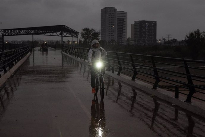 Efectos de las lluvias torrenciales en Valencia (archivo)