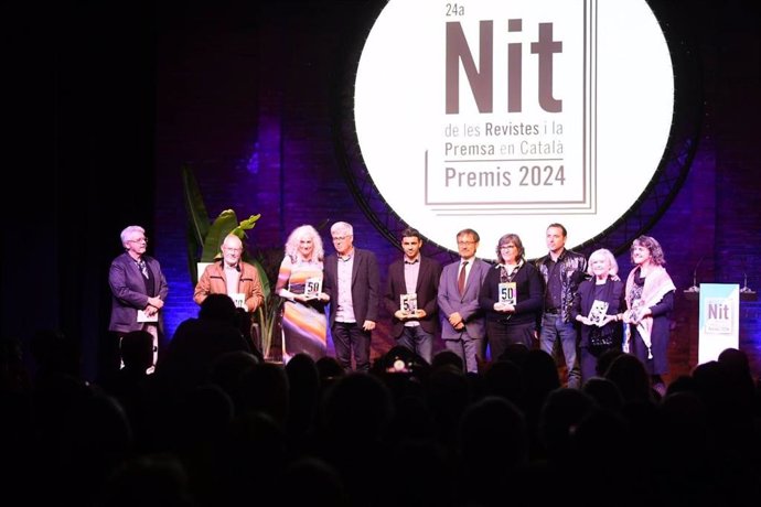 Entrega de premios de la 24 Nit de les Revistes i la Premsa de APPEC