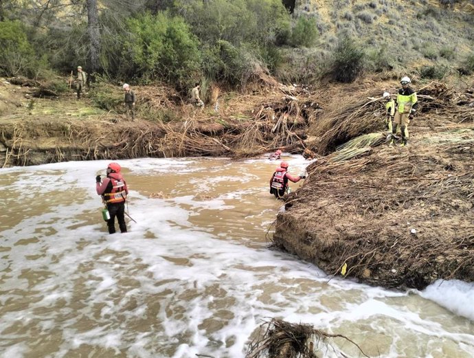 Operativo de emergencia en Letur.