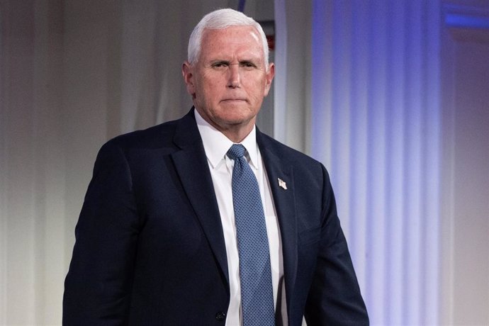 Archivo - El exvicepresidente de Estados Unidos Mike Pence