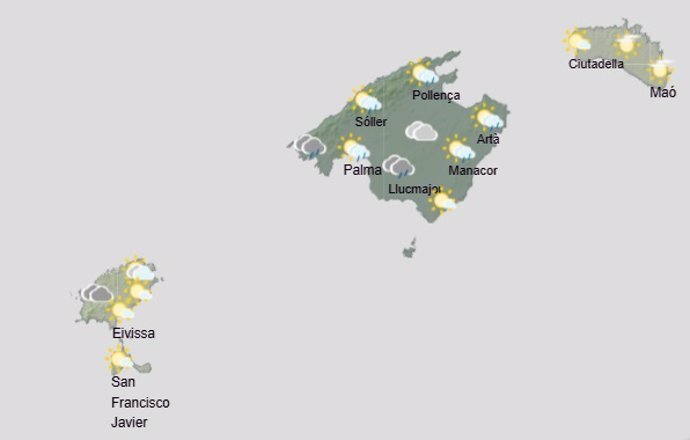 El tiempo hoy, jueves 7 de noviembre, en Baleares.