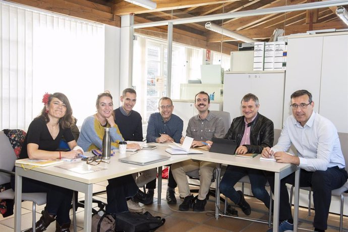 Reunión de distintas áreas del Ayuntamiento de Pamplona.