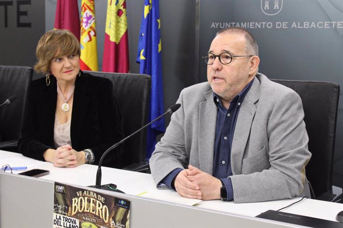 Presentación del VI Festival 'Alba de Bolero' que se celebrará en Albacete.