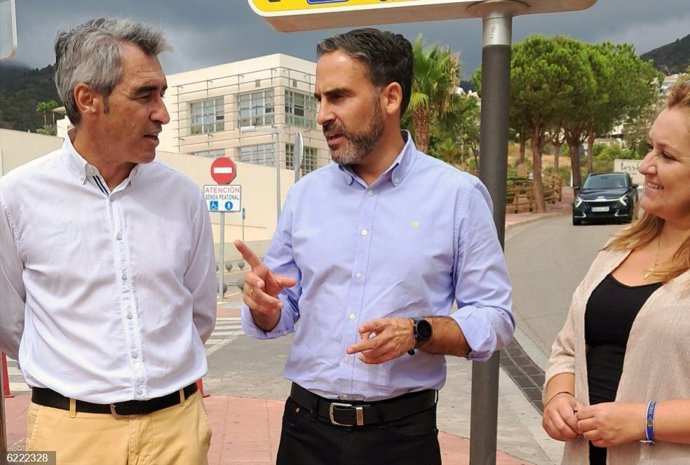 El secretario genaral del PSOE de Málaga, Daniel Pérez, y el secretario general del PSOE en Benalmádena, Víctor Navas, en una imagen de archivo