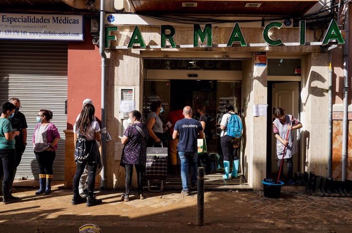 Farmacia en Sedaví reabierta tras la DANA