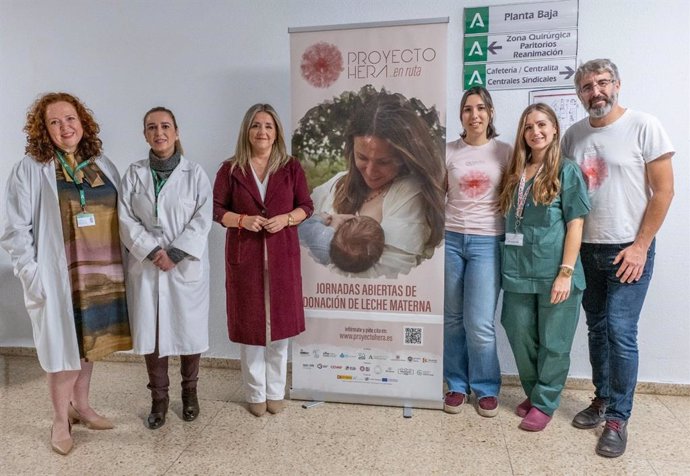 Visita al espacio habilitado para la donación de leche materna.